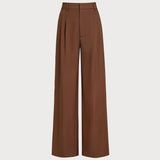 Caramel Natural Waisted Straight Pants