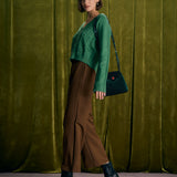 The Coffee Button Slant Pocket Straight Pants