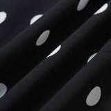 Black Polka Dot Slip Maxi Dress