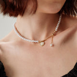 Alloy Pearl Necklace
