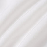 White Button Ruched Mini Skirt