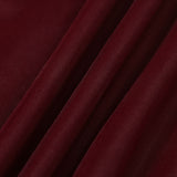 The Wine Red V Neck Mesh Wrap Maxi Dress