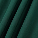 The Green Boat Neck Cutout Back Midi Dress