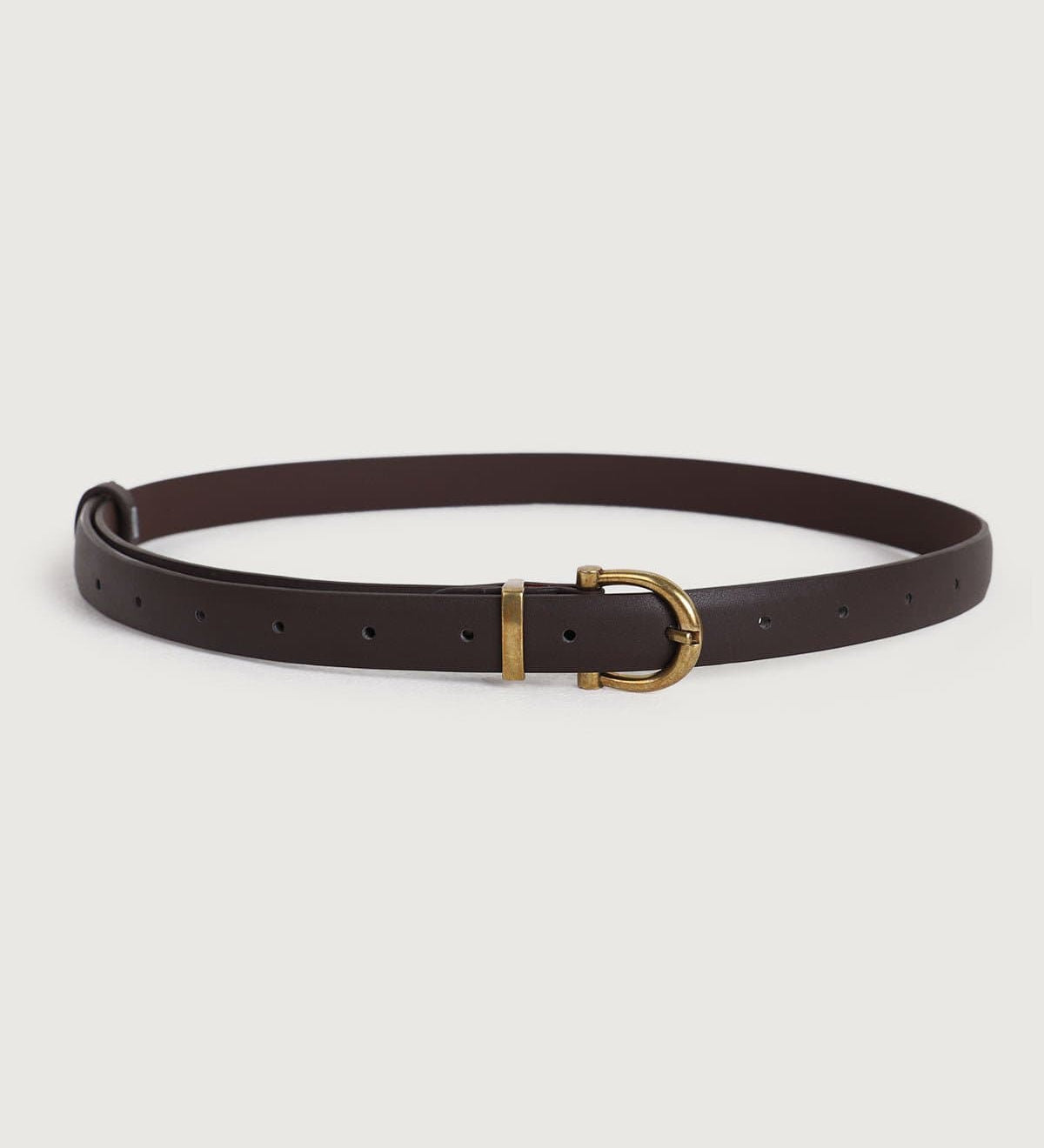 The Horseshoe Gold Buckle Belt