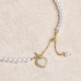 Alloy Pearl Necklace