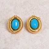 Blue Turquoise Earrings