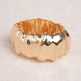 Gold Wide Bracelet