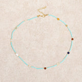Blue Beads Necklace