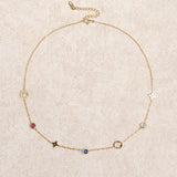 Gold Titanium Steel Necklace
