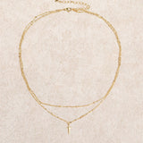 Gold Double-Layer Necklace
