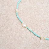 Blue Beads Necklace