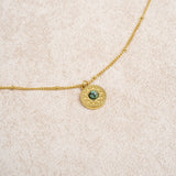 Gold Titanium Tteel Necklace