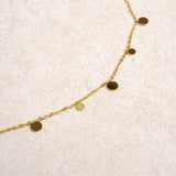 Gold Titanium Steel Necklace
