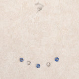 Blue Transparent Dewdrop Necklace