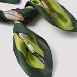 Green Floral Scarve
