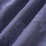 Blue Jacquard Slip Maxi Dress