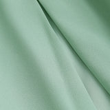 Green A-Line Backless Slip Maxi Dress
