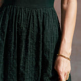 Black Sweetheart Neck Slip Midi Dress