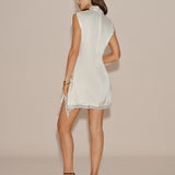 Apricot Turtle Lace Bodycon Mini Dress