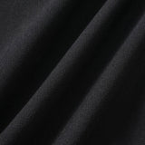 Black Square Neck Cap Sleeve Mini Dress